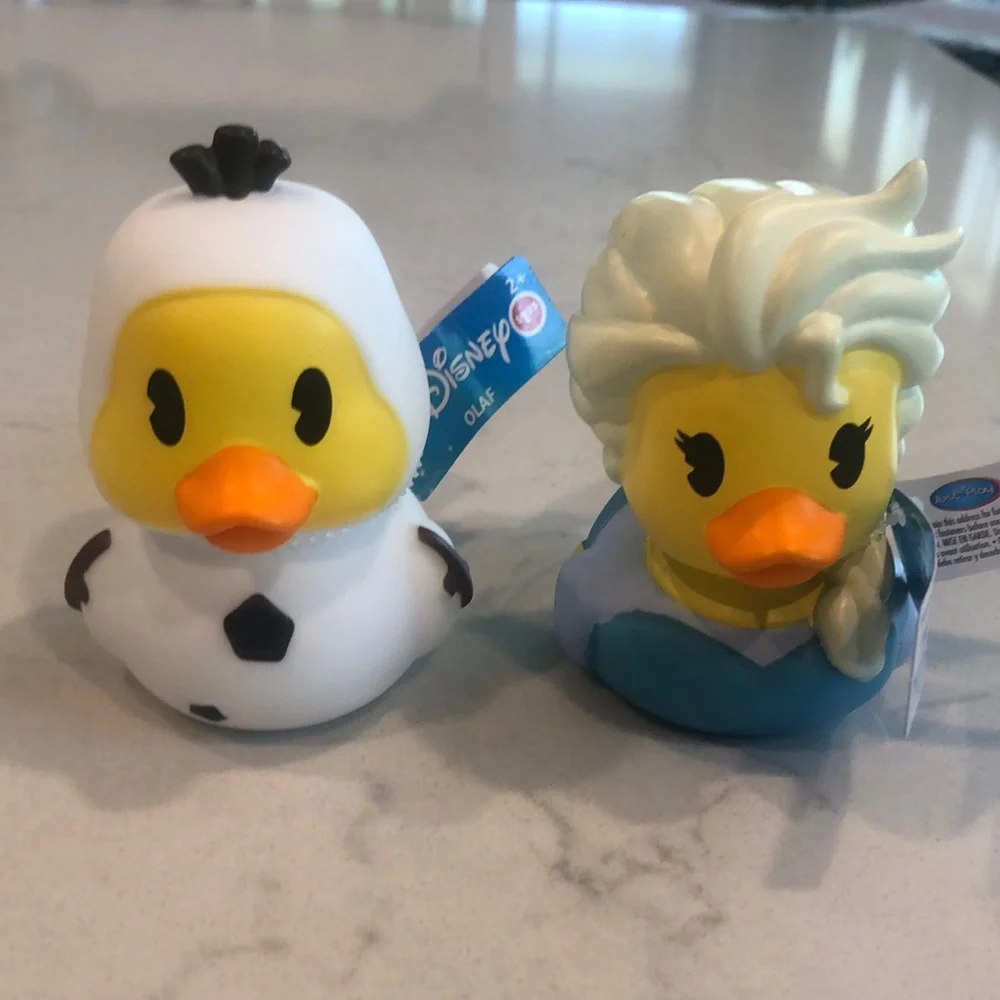 Disney Ducks Olaf and Elsa